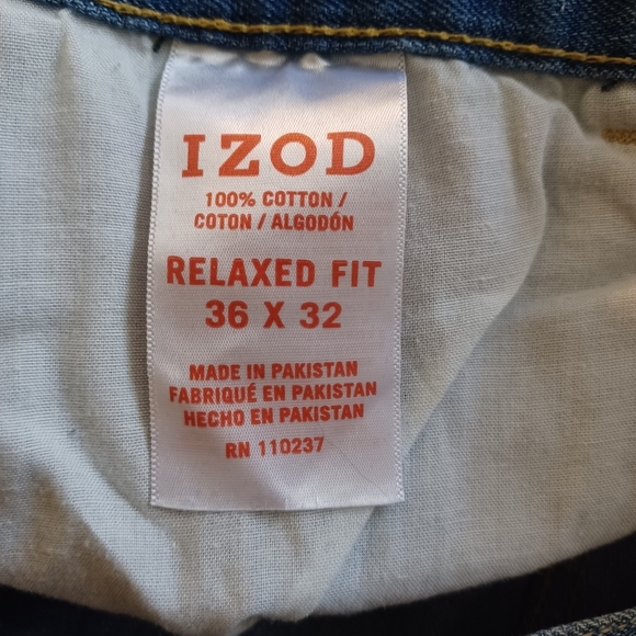 IZOD Vintage Men's Jeans Size 36x32 - Picture 4 of 4